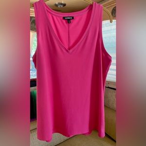 Express pink sleeveless tank top size medium